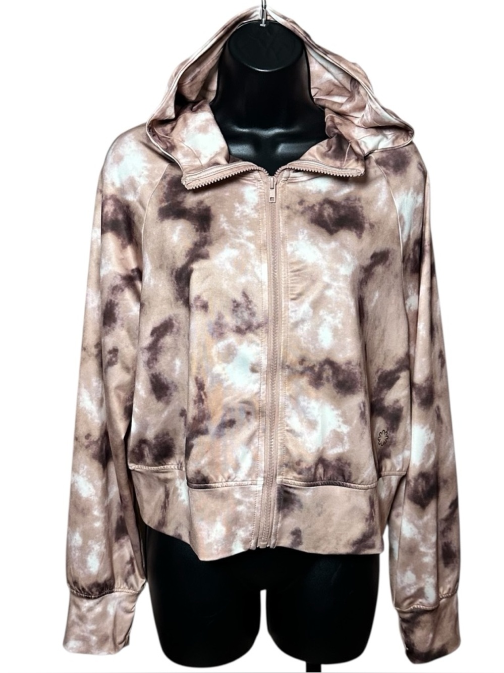 NWT Pro Player Springtime Moisture-Wicking Mid-Length Swirled Track Jacket Large